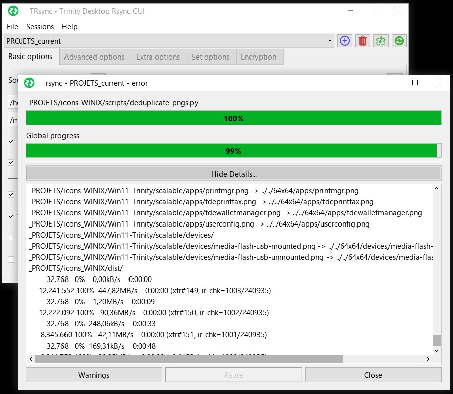 TRsync Sync Execution