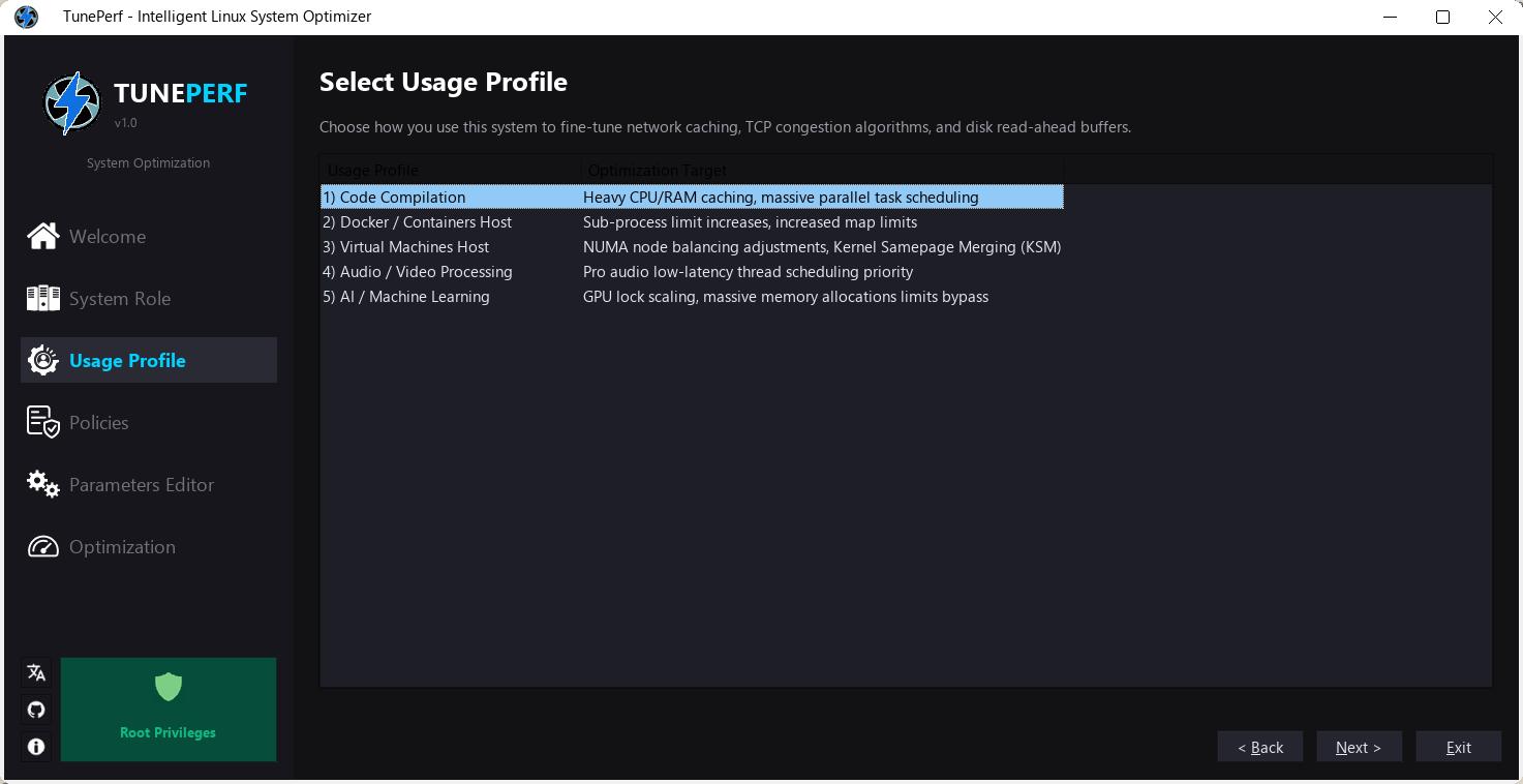 TunePerf Screenshot