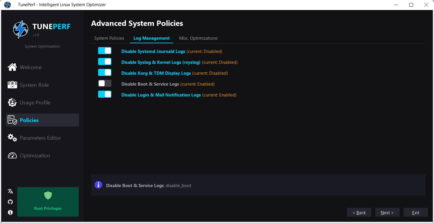 TunePerf Screenshot