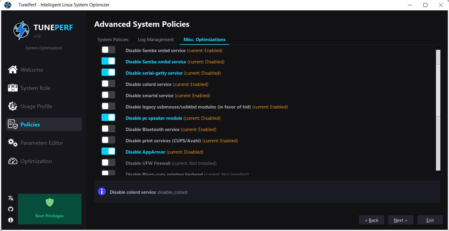 TunePerf Screenshot
